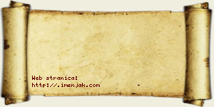 Valentina Karadžić vizit kartica